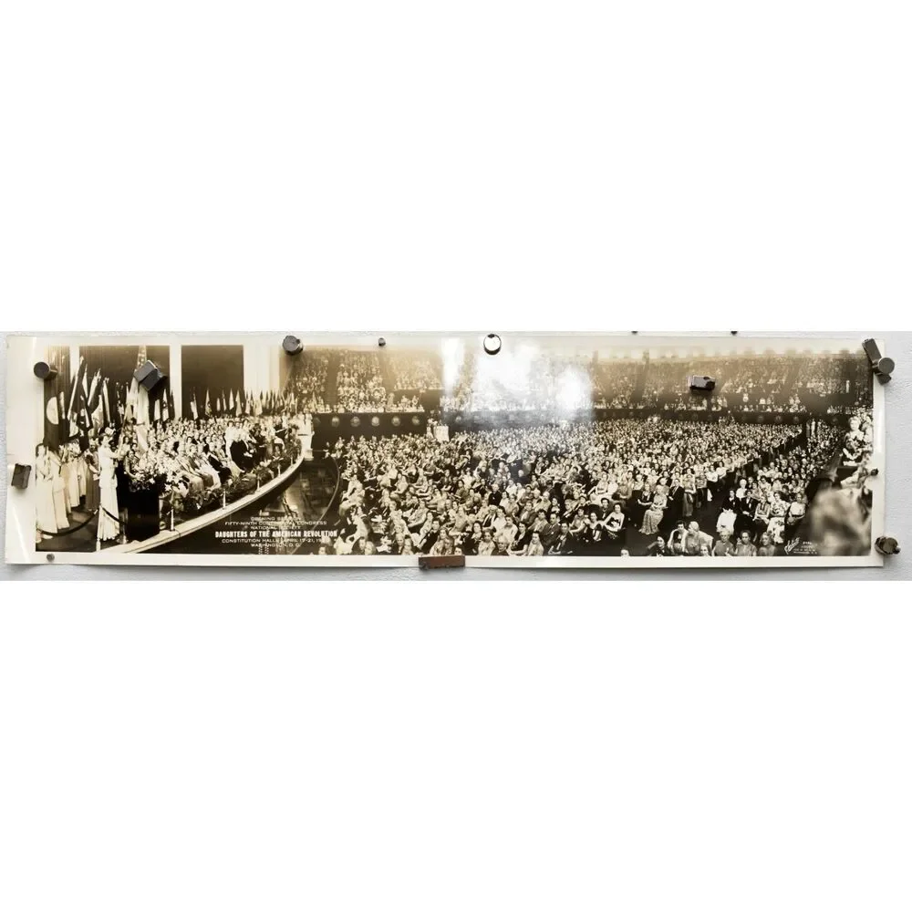 1950 DAR Constitution Hall Panoramic Photo DAR Continental Congres Washington DC